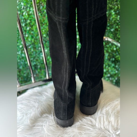 Nine West Black Suede Tall Boots size 9 - Picture 10 of 11